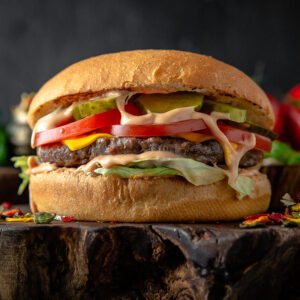 Hot Shot Double Smash Burger